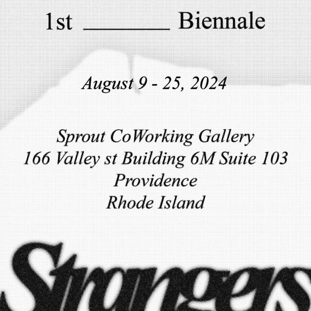 1st _biennale Strangers of Providence 포스터